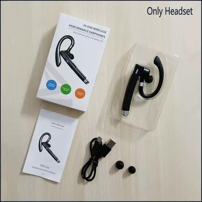 Casque sans fil avec microphone Bluetooth, écouteurs, oreillettes, écouteurs sans fil