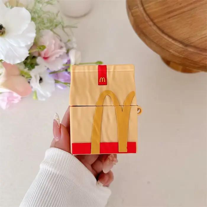 Sac à emporter pour restauration rapide pour Apple Airpods Pro 1 2 étui 4 étui pour écouteurs hambur