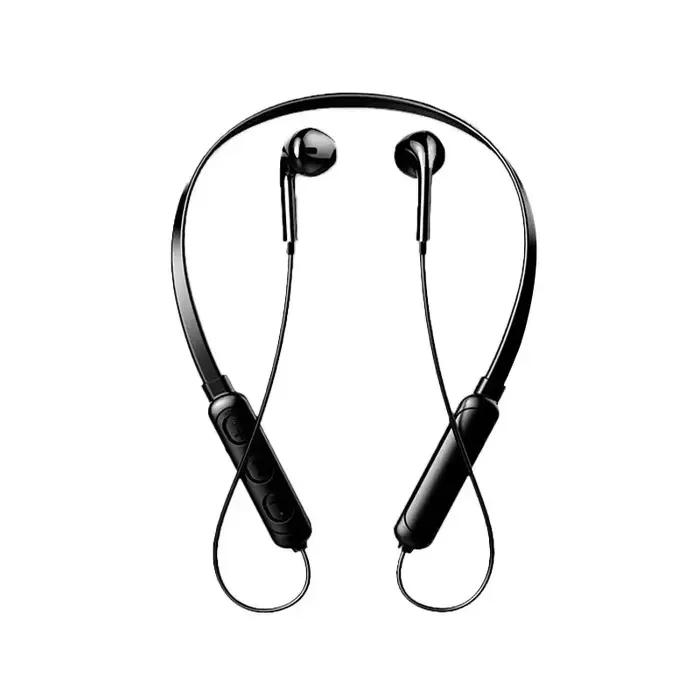Casque Bluetooth sans fil suspendu au cou, stéréo, réduction du bruit, casque de sport universel 5.0