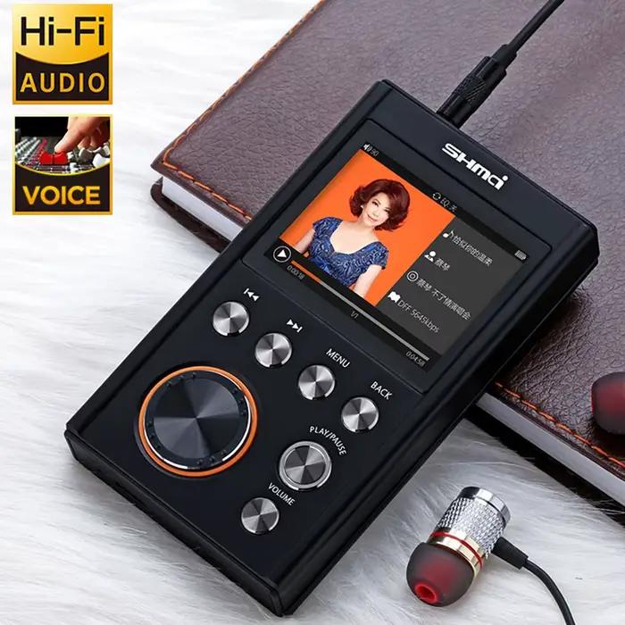 Lecteur de musique HIFI avec puce de contrôle principale, baladeur MP3, décodage DSDMatte, lecture E