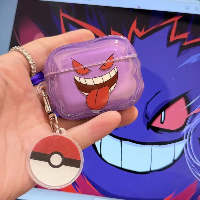 Dernier Pokémon pour Gengar léger Anti-chute sans fil Bluetooth casque housse de protection pour Air