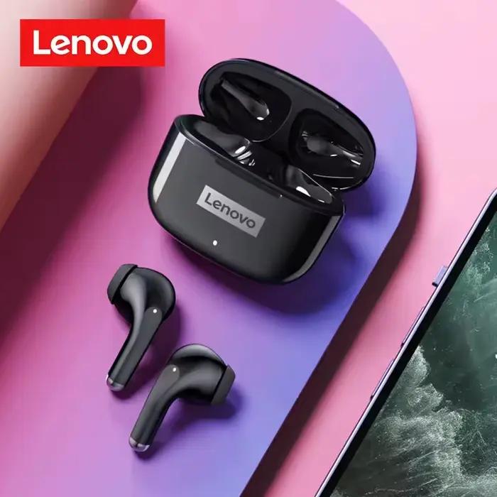 Nouveaux écouteurs Bluetooth 5.3 Lenovo LP40 Pro TWS à connexion rapide, design ergonomique, vitesse