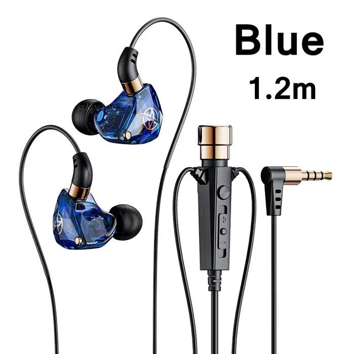 Écouteurs filaires HiFi avec Microphone, oreillettes dynamiques antibruit, oreillettes intra-auricul