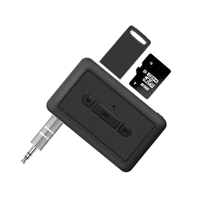 Bluetooth-compatible5.3 émetteur récepteur 2 en 1 audio sans fil grotte pour voiture TV PC haut-parl