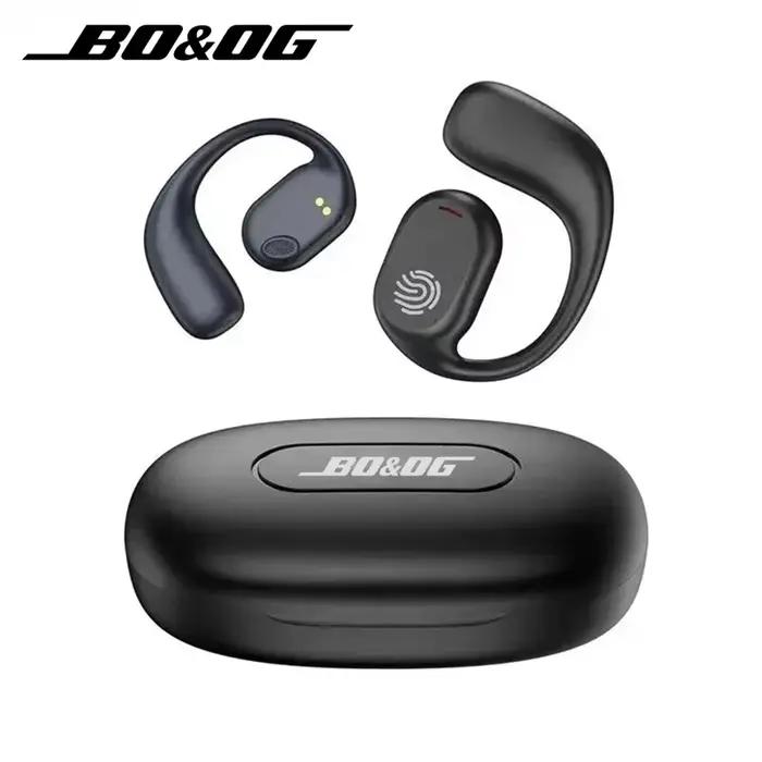 Écouteurs à conduction osseuse Bo&og, écouteurs sans fil Bluetooth 5.3 pour le sport, HiFi 9D stéréo