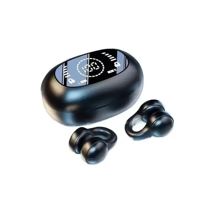 Écouteurs sportifs sans fil Bluetooth à clipser, avec suppression du bruit, compatibles avec iPhone 