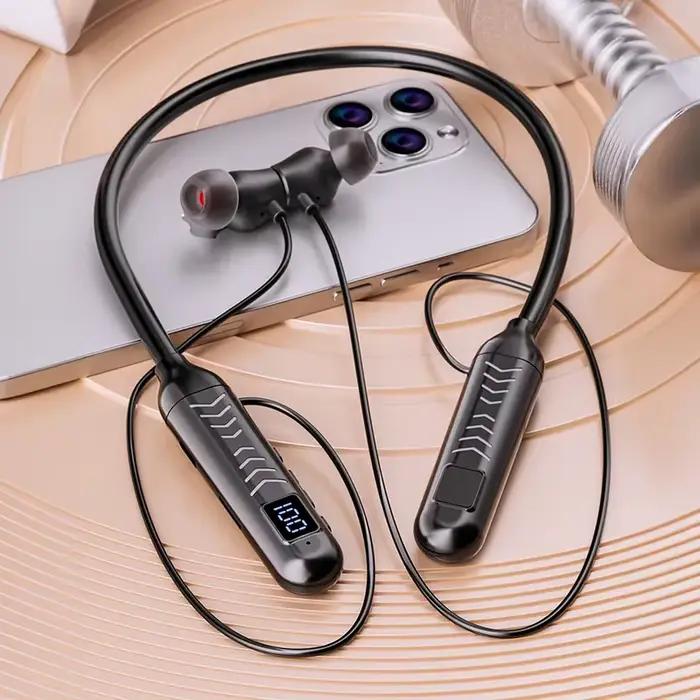 Nouveaux écouteurs sans fil Bluetooth 2026 : Haute qualité, longue autonomie, affichage numérique et