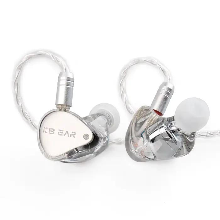 KBEAR STREAMER – écouteurs intra-auriculaires HiFi dynamiques simples moulés à la main, diaphragme P