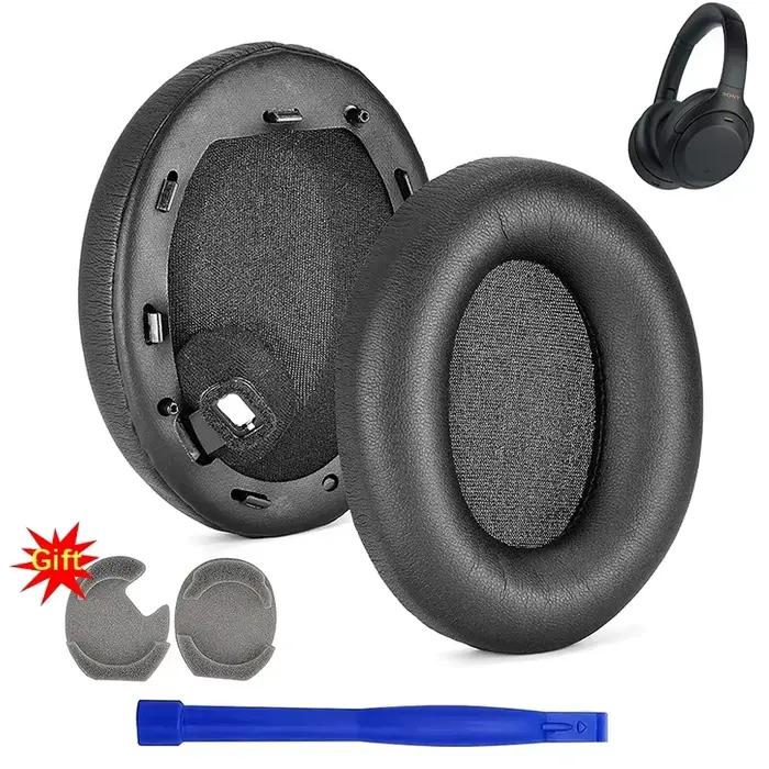 Coussinets d'oreille de remplacement pour casque Sony WH-1000XM4, coussinets en mousse à mémoire de 
