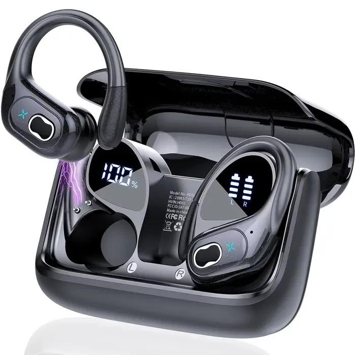 Ecouteurs Bluetooth sans Fil Sport, 75H Ecouteurs Bluetooth 5.4 HiFi Stéréo, Oreillette Bluetooth av