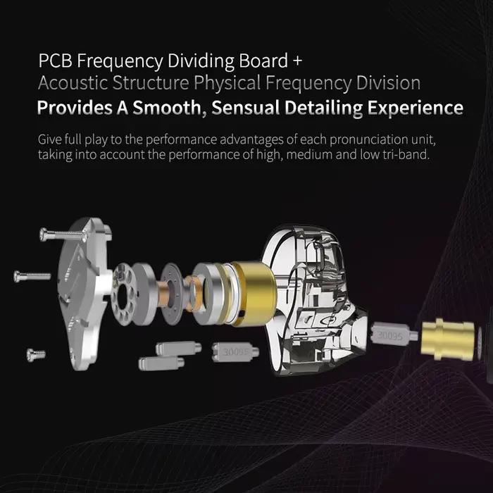 KZ ZS10 Pro écouteurs filaires en métal 4BA + 1DD technologie hybride dans l'oreille casque HIFI mon