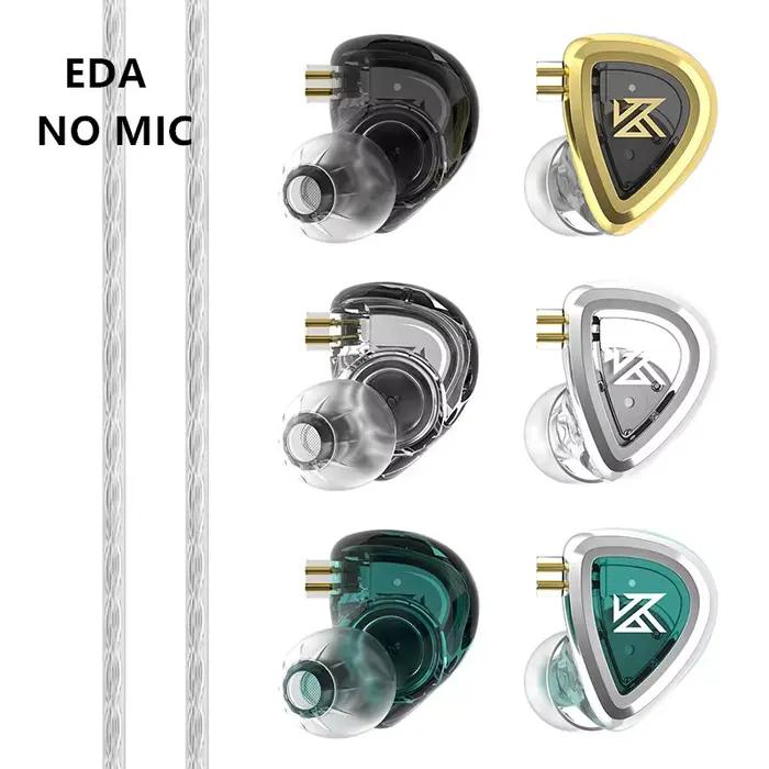 KZ EDA écouteurs basse équilibrée haute résolution dans l'oreille moniteur écouteurs Sport suppressi