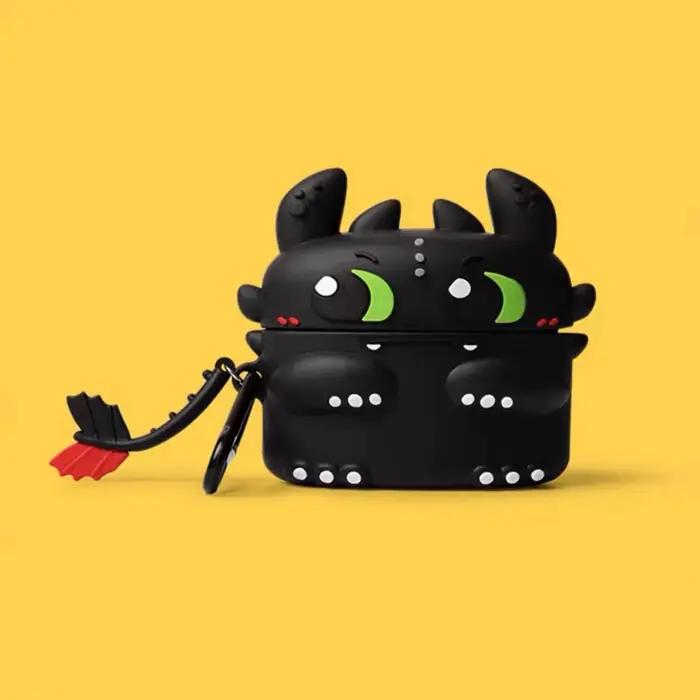Dragon pour Airpods 1 2 3 4 Pro Pro 2 Pro 3 mignon étui pour écouteurs en Silicone accessoires couve