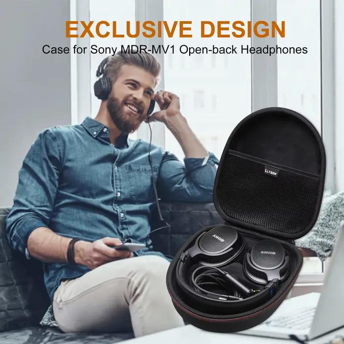 LTGEM – étui pour écouteurs Sony MDR MV1, sac de rangement pour écouteurs à dos ouvert, accessoires 