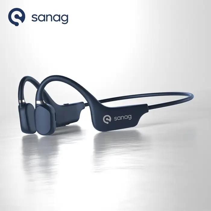 Sanag A5X véritable Conduction osseuse casque sans fil Sport oreille ouverte Bluetooth écouteurs 3D 