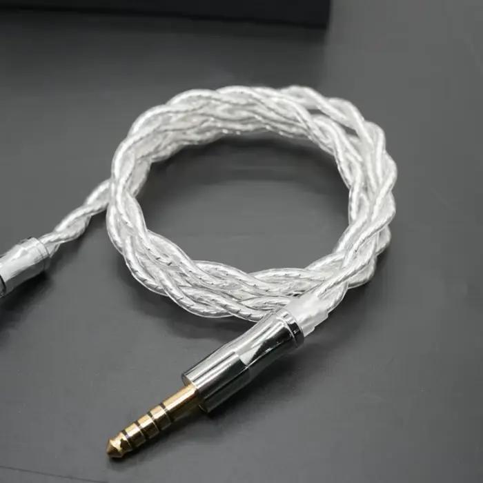 XINHS-Câble de mise à niveau pour casque K12, plaqué argent palladium, haute pureté, 2 brins