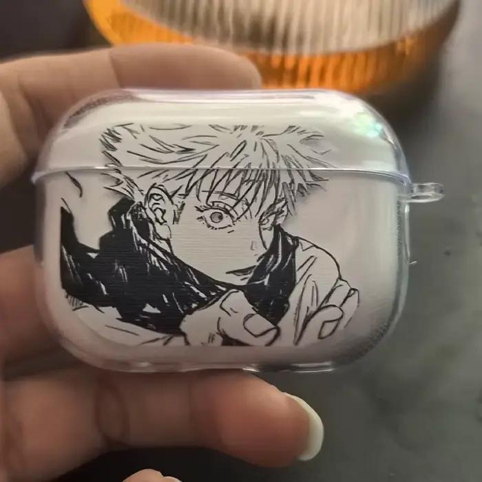Étui pour écouteurs japonais Anime Jujutsu Kaisen GGojoSatoru, étui de protection pour AirPods 4 3 1