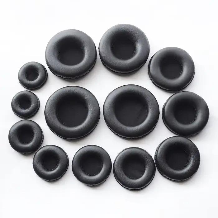 Coussinets d'oreille pour écouteurs, housse en mousse de cuir éponge 40mm 50mm 55mm 60mm 65mm 70mm 7