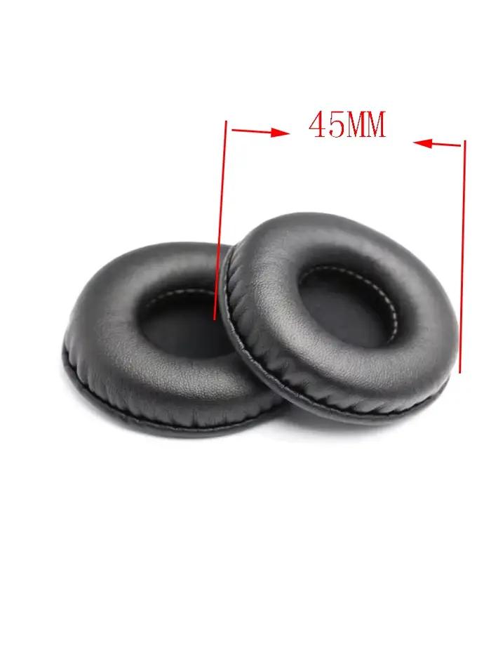 R – coussinets d'oreille pour écouteurs, housse en mousse de cuir éponge, 40mm 50mm 55mm 60mm 65mm 7