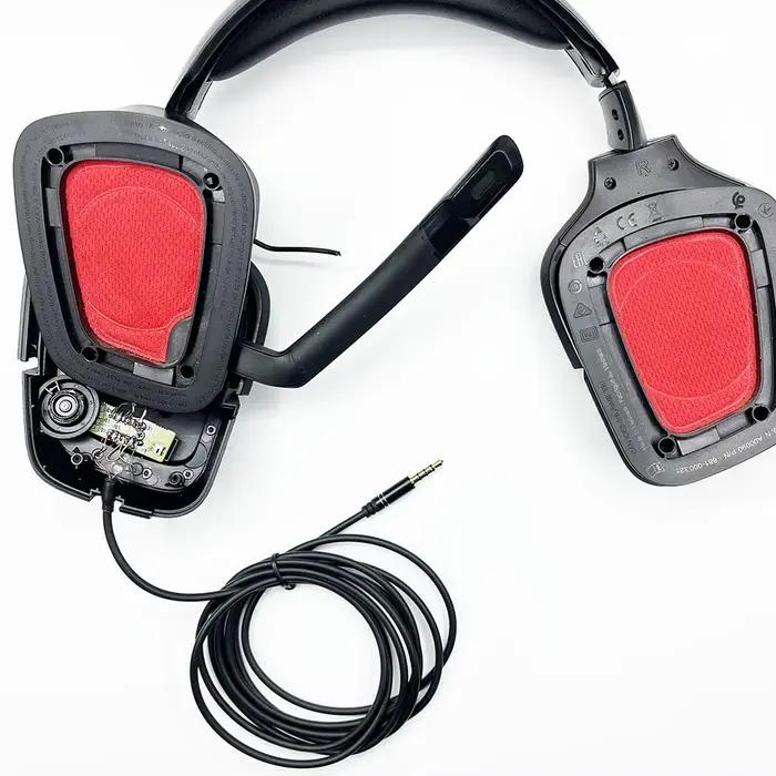Câble audio jack 3.5mm pour Logitech G432, G332SE, G331, G431, jeux de sauna filaires, 4 pôles, nouv
