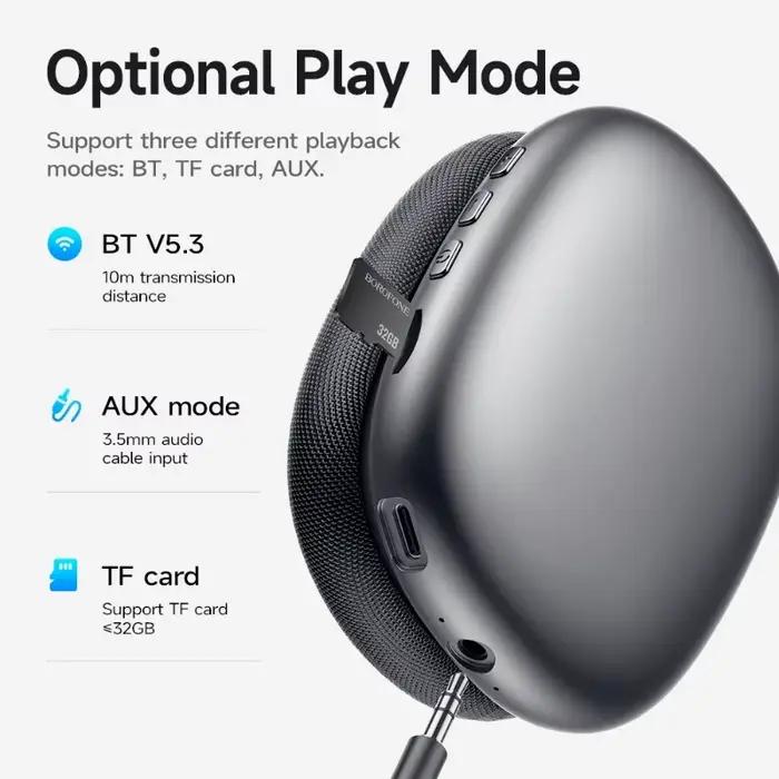 Borofone Bo22 Sports écouteurs sans fil Bluetooth aérien basse profonde matière plastique