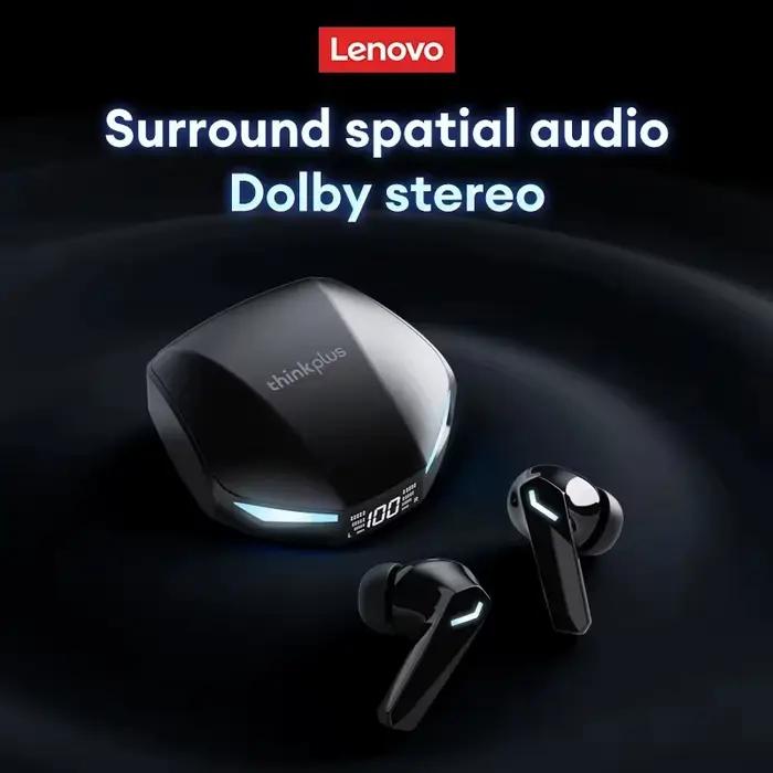 Lenovo XT53 mise à niveau sans fil Bluetooth 5.4 écouteurs Ultra longue Endurance faible latence casque de jeu LED