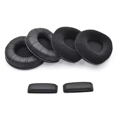 Coussinets d'oreille de remplacement en cuir pour casques Sennheiser RS110 RS160 RS170 RS180 HDR160 HDR170 HDR180 confort audio qualité sonore ```