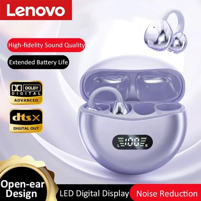 Écouteurs sans fil TWS à clipser sur l'oreille Lenovo