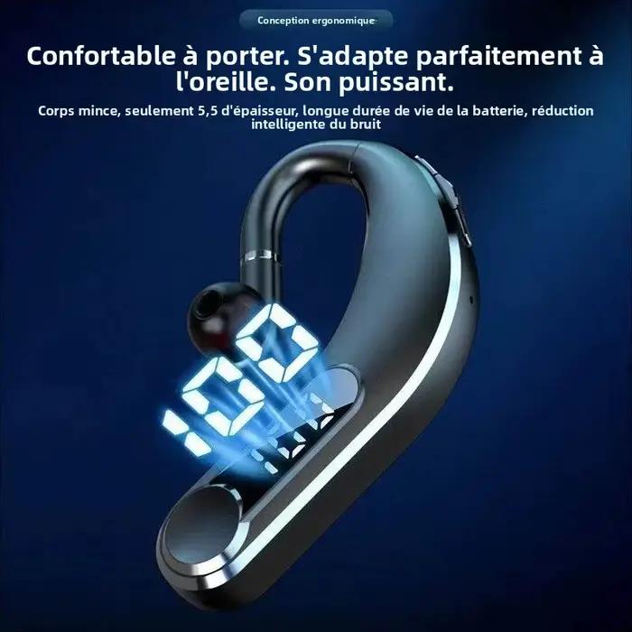 Écouteurs sans fil Bluetooth avec Microphone