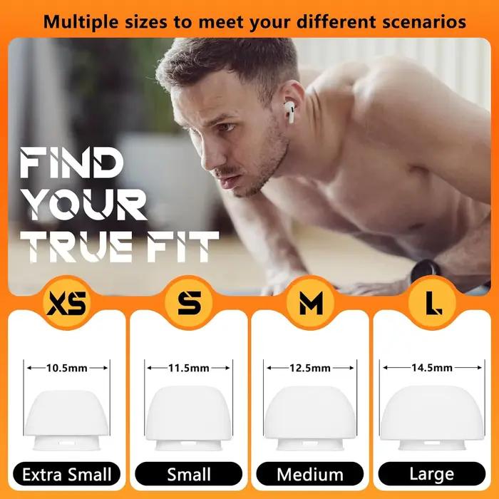Embouts d'oreille en silicone hypoallergénique pour AirPods Pro 3 2 1 finition classique multiple couleurs disponibles confort audio supprimant le bruit facile installation et entretien pour sport travail détente occasions spéciales cadeau surprise