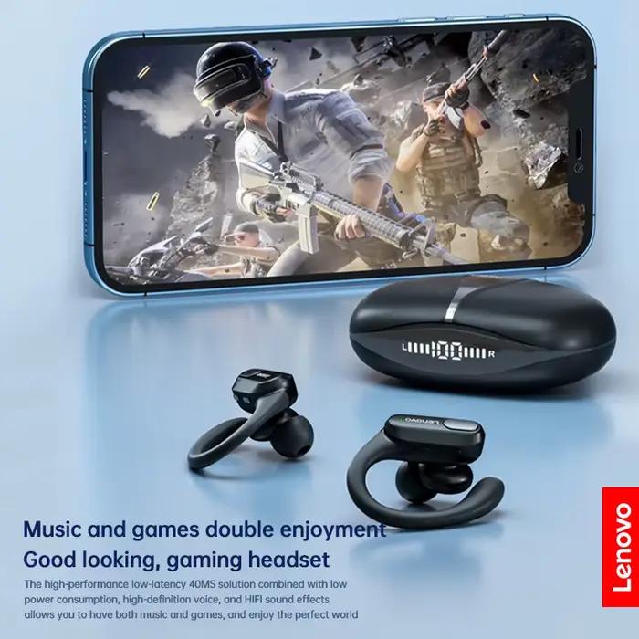 Écouteurs sans fil de sport d'origine Lenovo XT80 avec microphones