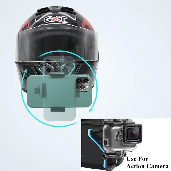Support de téléphone pour casque de moto