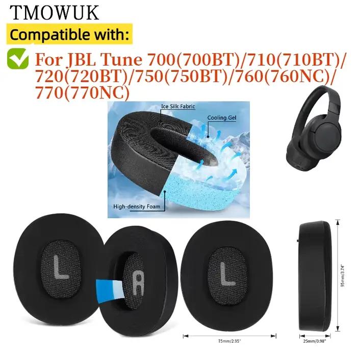 Coussinets d'oreille de remplacement pour écouteurs JBL Tune