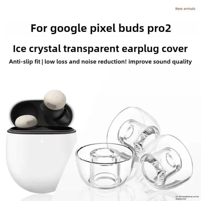 Coussinets d'oreille personnalisables en silicone pour Google Pixel Buds Pro 2 occasionnels spéciaux femme hommes activités quotidiennes