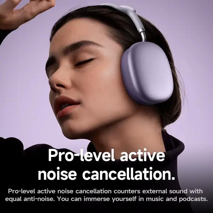 Casque Bluetooth Hifi Hi-Fi ANC Suppression du Bruit Écouteurs Sans Fil Grand Son Sport Écouteurs avec Bouton Plage de Fréquences Large Plage de Réponse en Fréquence Haute Fidélité Pour Activités Extérieures Occasions Spéciales