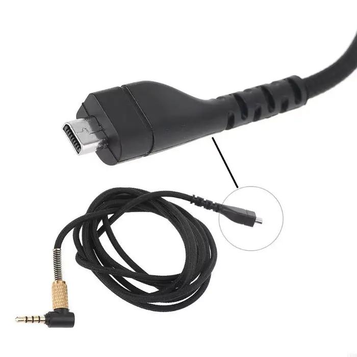 Câble audio de remplacement en métal et plastique pour casques Steelseries Arctis 3 5 7 compatibles avec consoles et smartphones occasions de gaming et musique