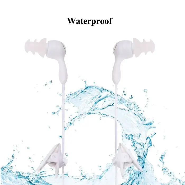 Écouteurs intra-auriculaires étanches pour nageurs et sportifs, compatibles avec la natation, le surf et la plongée sous-marine, offerts pour les occasions spéciales