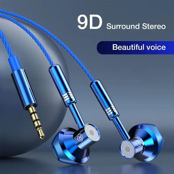 EARDECO Écouteurs Filaires Intra-Auriculaires avec Microphone et Annulation Active du Bruit pour Musique et Jeux Occasions Spéciales