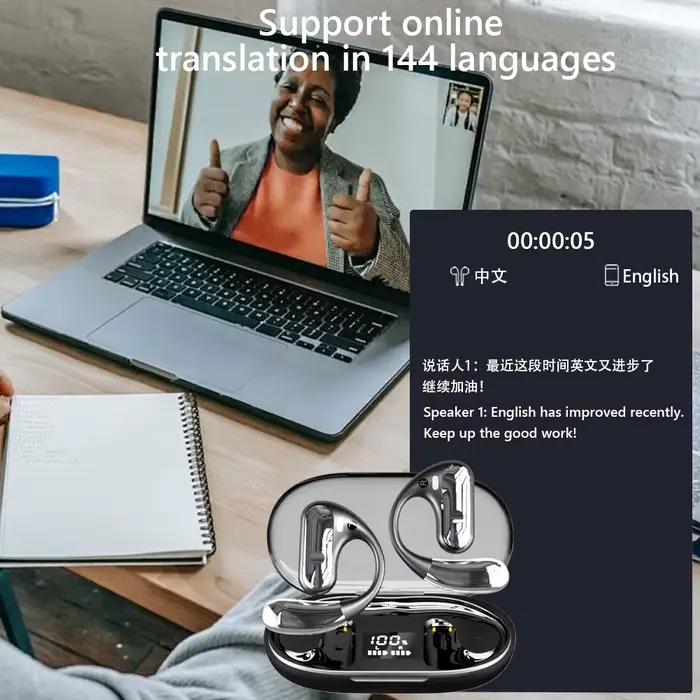 Écouteurs Traducteurs IA 144 Langues