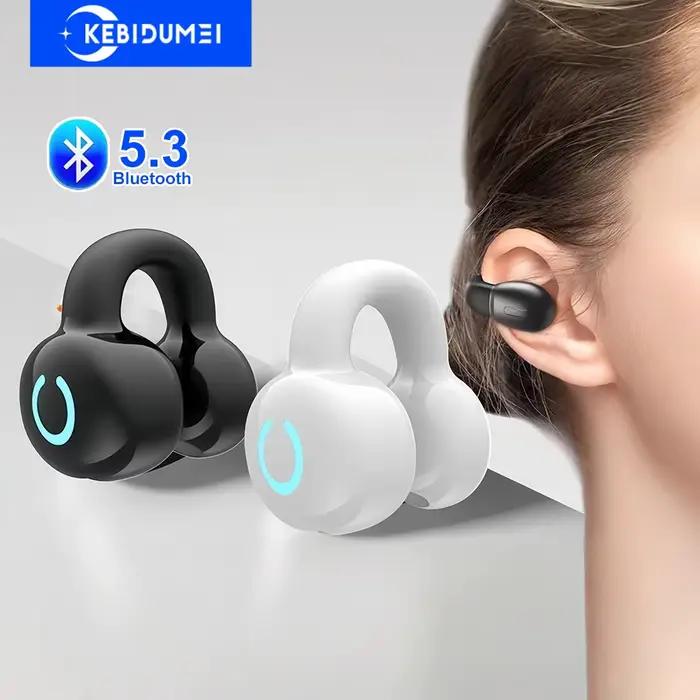 Bluetooth 5.3 écouteur oreille pince casque TWS