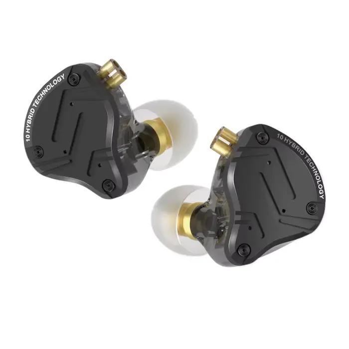 Ecouteurs intra-auriculaires filaires KZ ZS10 Pro X haute qualité avec microphone pour musique et téléphonie occasions spéciales femmes hommes