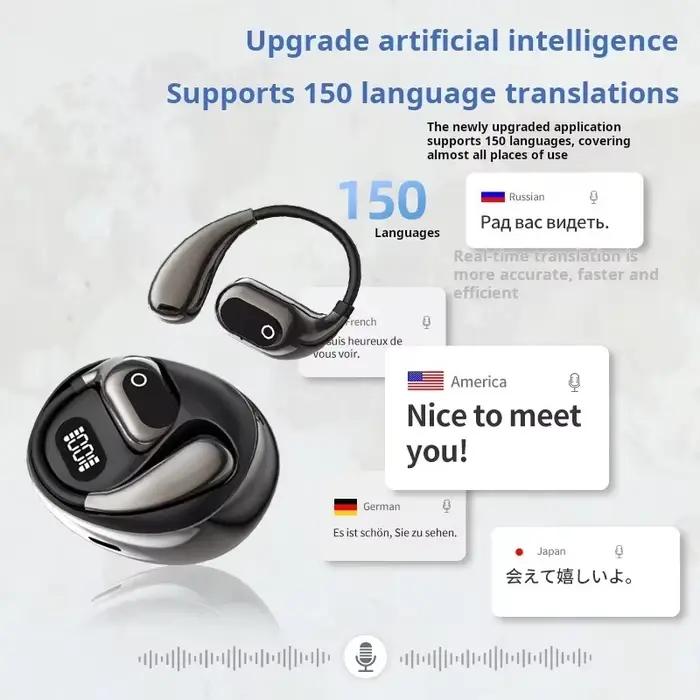 Écouteurs sans fil Bluetooth d'origine avec traduction IA en temps réel pour Xiaomi OWS