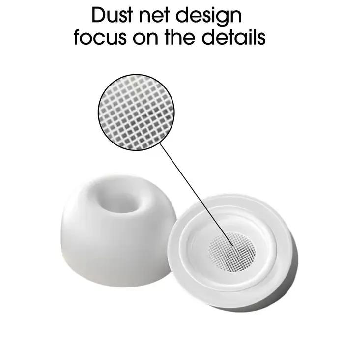 4 paires d'embouts d'oreille en Silicone