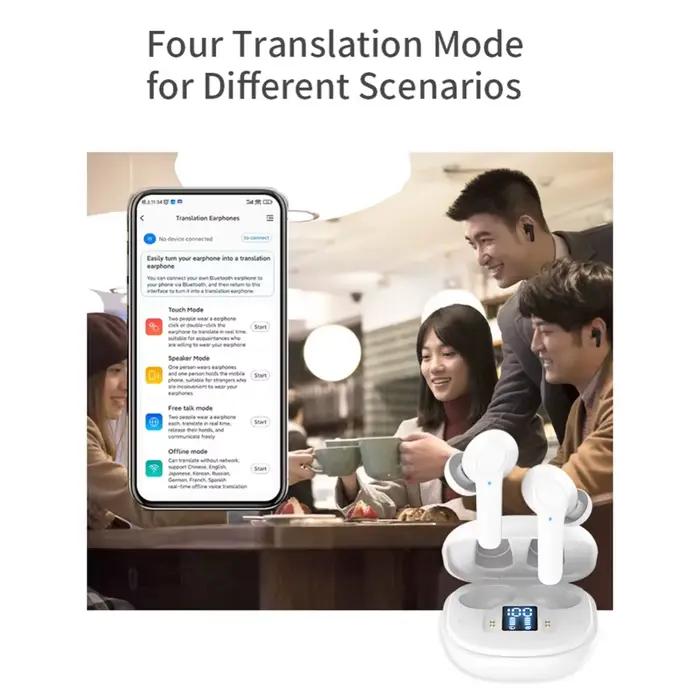 Écouteurs traducteur en temps réel