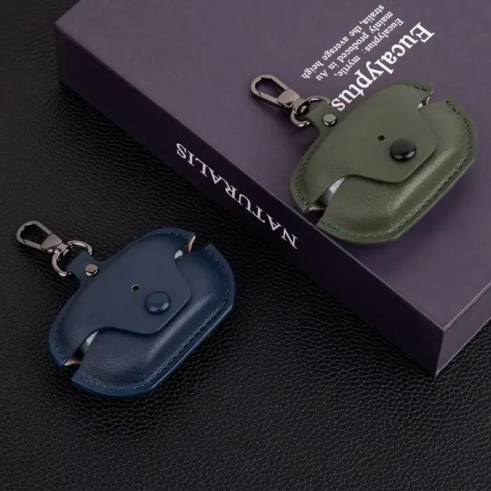 Étui en cuir pour écouteurs Bluetooth