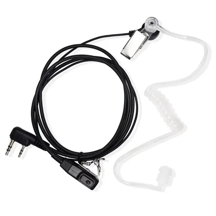 Tube acoustique d'air 2 broches PPT écouteur pour talkie-walkie casque Radio gorge micro Baofeng UV-5R UV82 BF888S accessoires