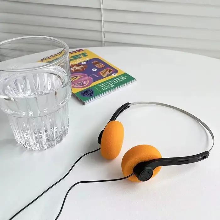 3.5mm universel casque musique MP3 rétro Portable filaire