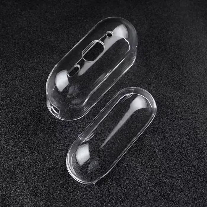 Étui transparent souple en TPU avec anneau métallique pour Airpods Pro 2 3 2ème Génération Air Pods 4 3 1 3ème