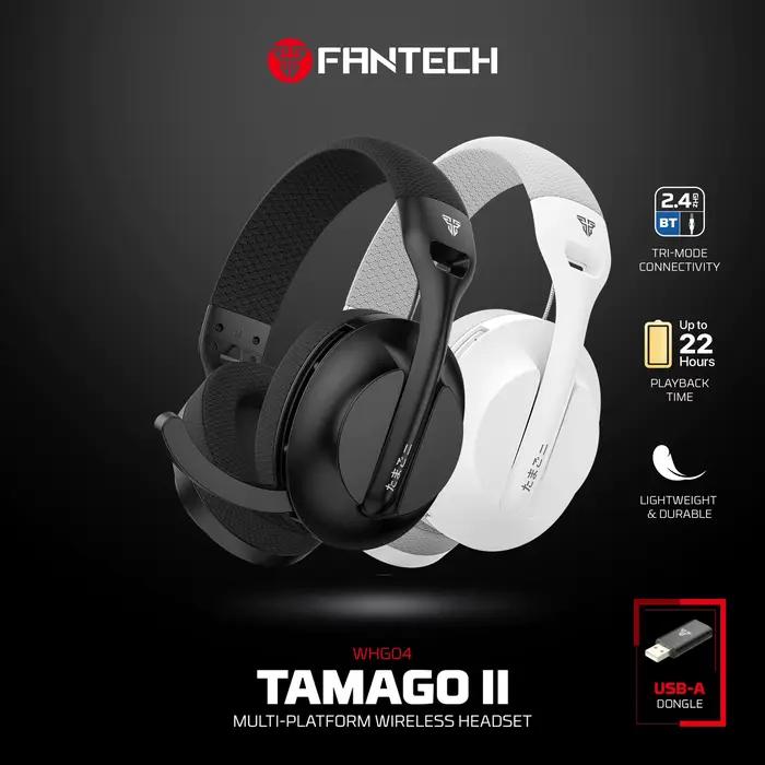FANTECH WHG04 TAMAGO II casque de jeu BT5.3 faible latence 2.4G
