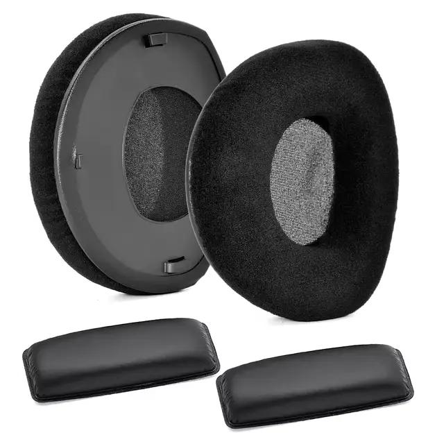 Coussinets d'oreille de remplacement en cuir pour casques Sennheiser RS110 RS160 RS170 RS180 HDR160 HDR170 HDR180 confort audio qualité sonore ```